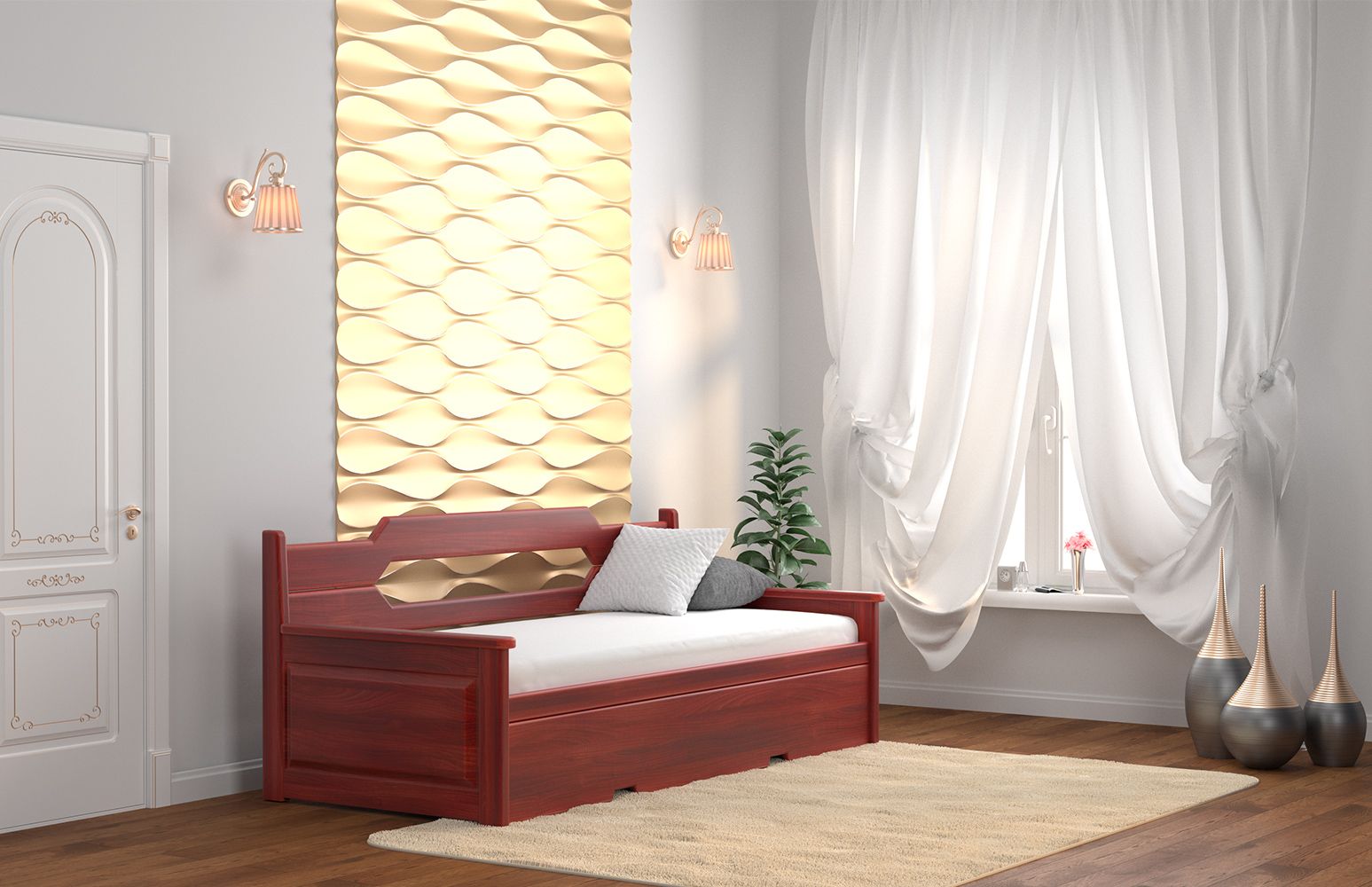 Кровать Dreamline Тахта Неаполь (ясень) на картинке